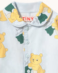 Tiny Cottons - baby - bears onepiece - pastel blue