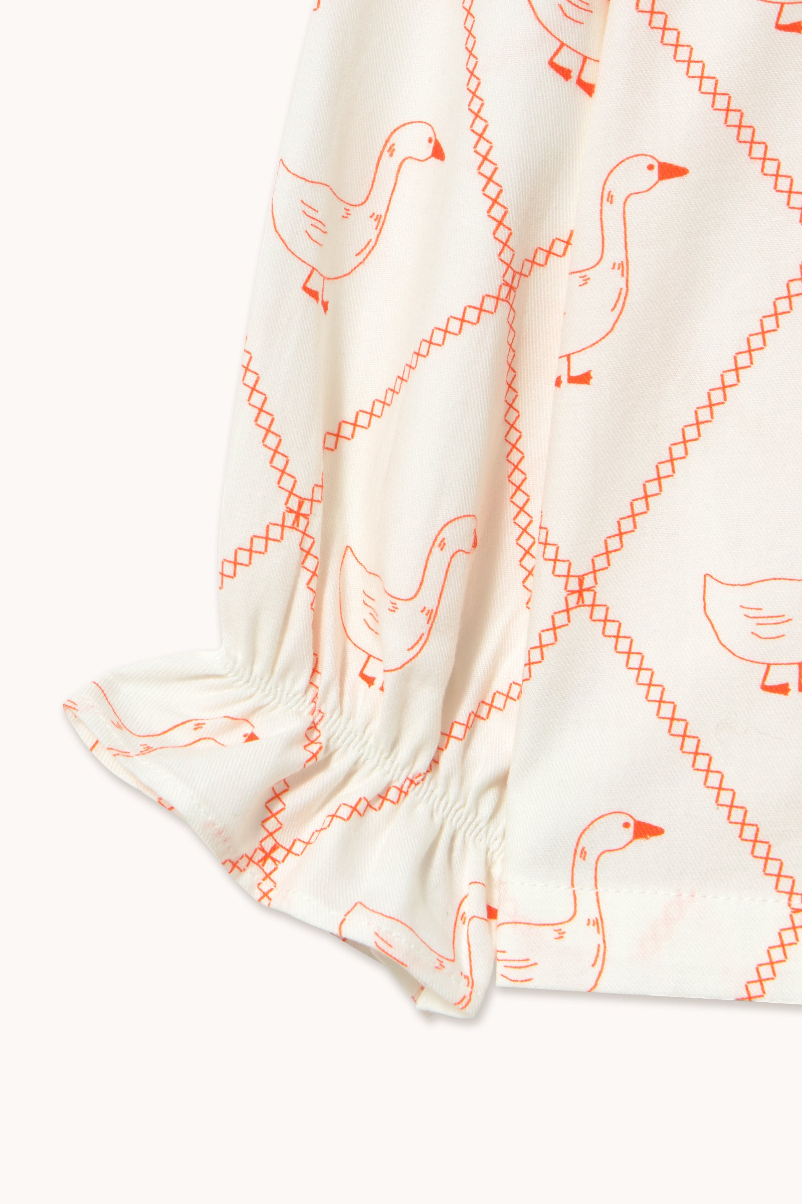 Tiny Cottons - kids - geese pyjama set - off white