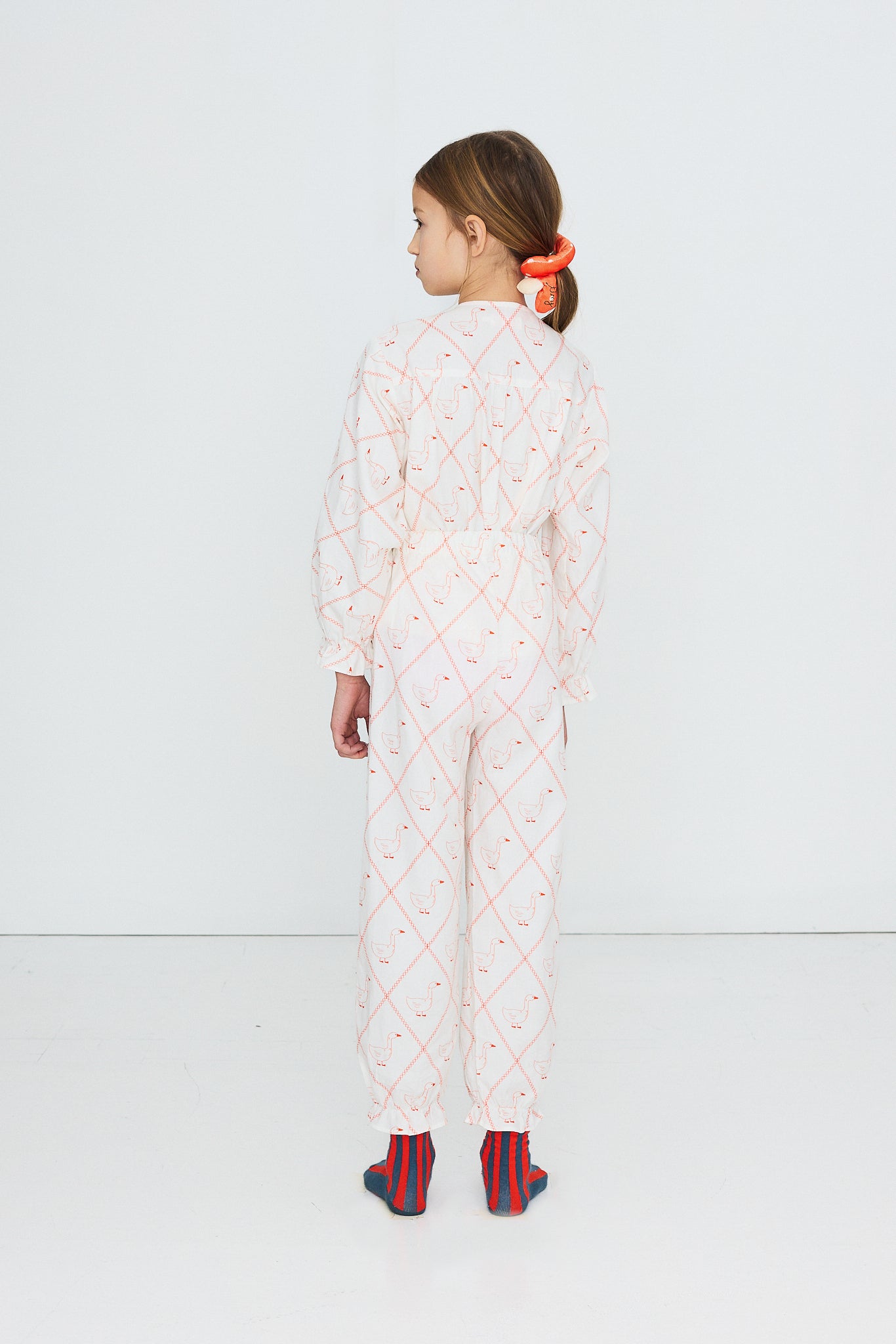 Tiny Cottons - kids - geese pyjama set - off white