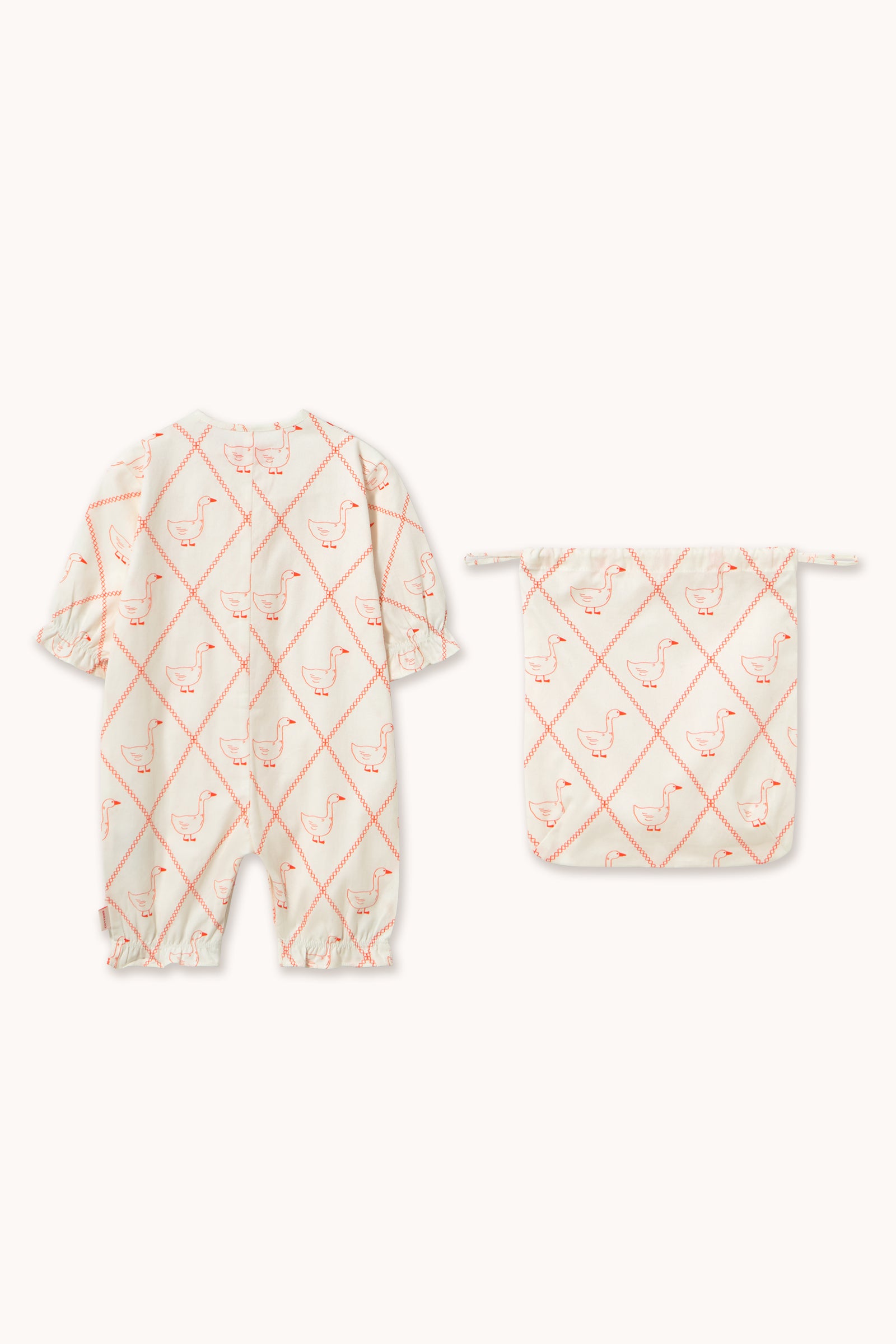 Tiny Cottons - baby - geese onepiece - off white