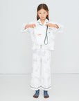 Tiny Cottons - kids - apples pyjama set - off white