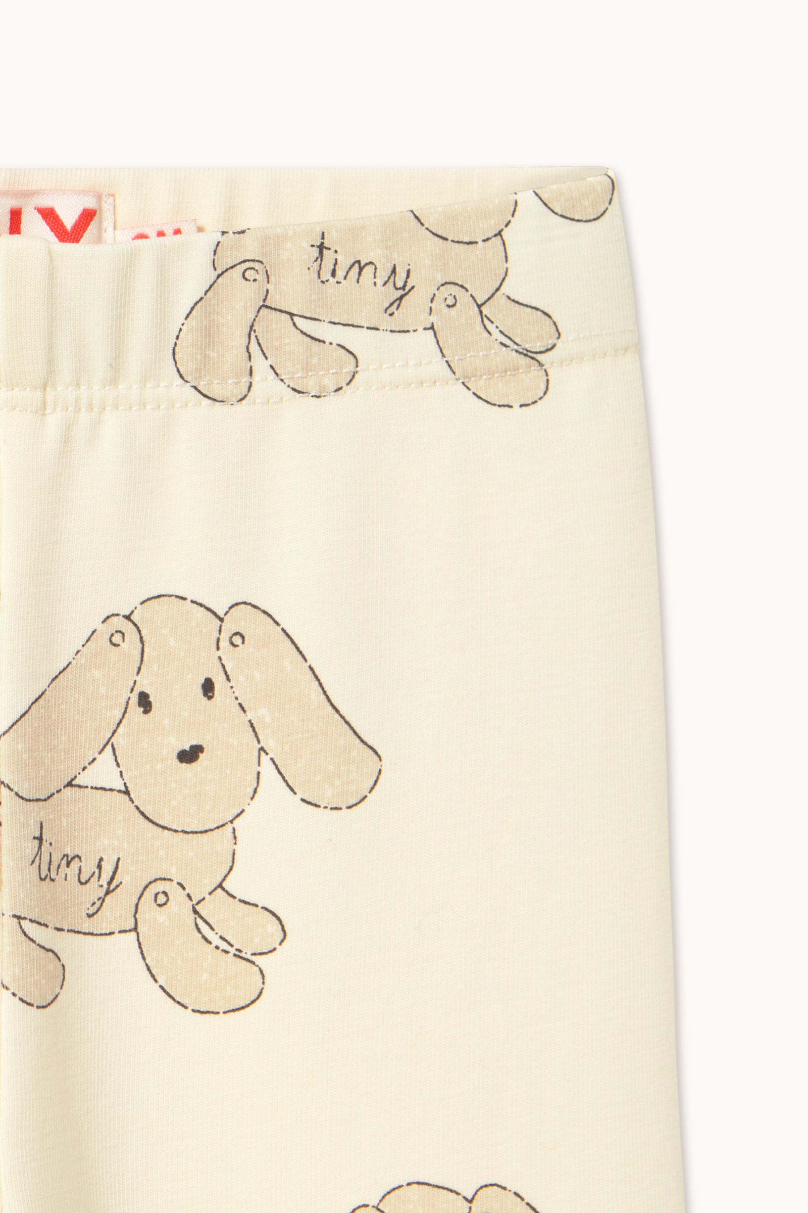 Tiny Cottons - baby - dogs leggings - vanilla