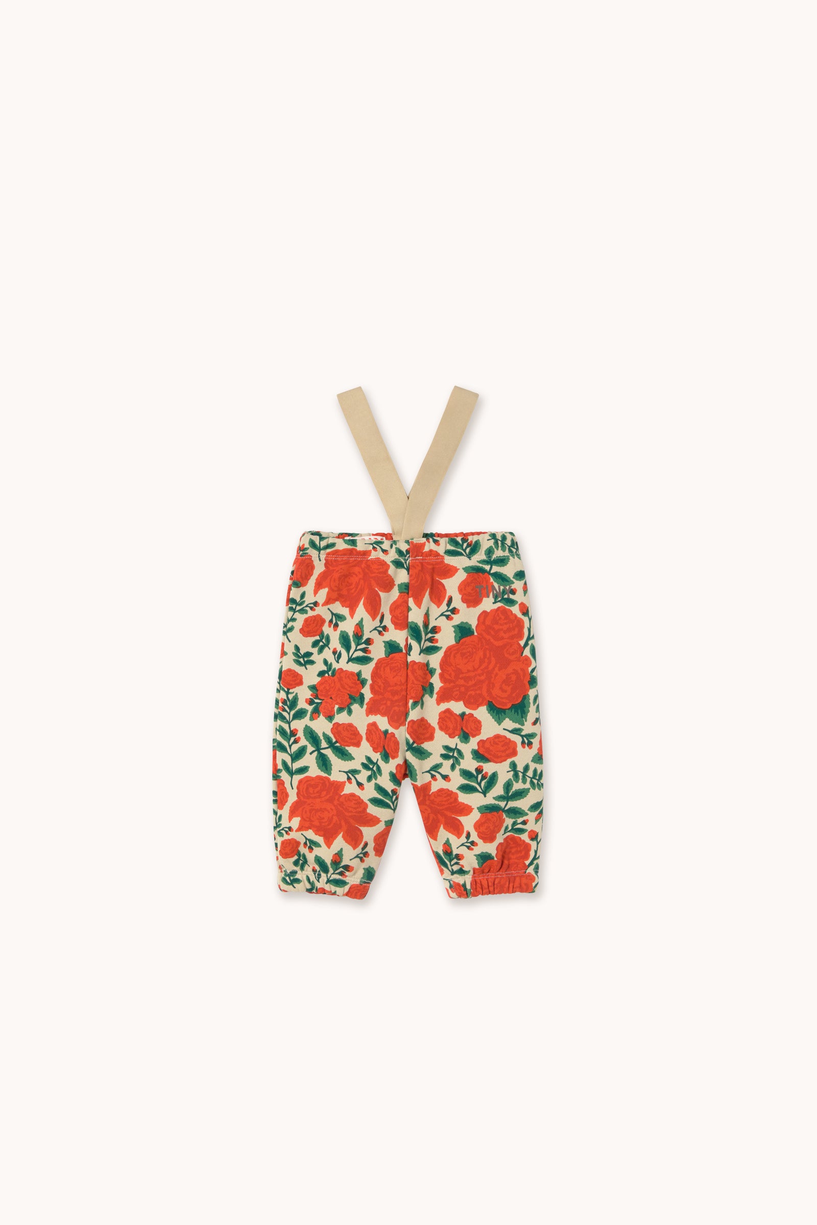 Tiny Cottons - baby - roses sweatpants - dark vanilla