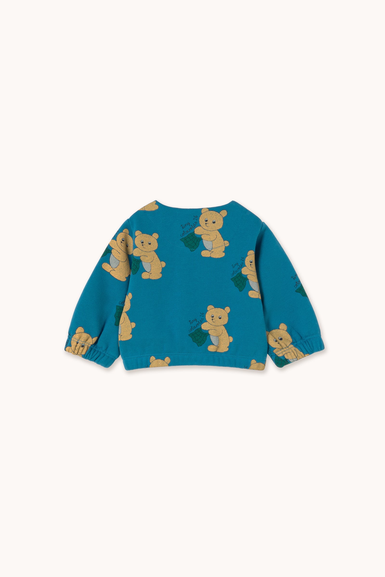 Tiny Cottons - baby - bears jacket - petrol blue