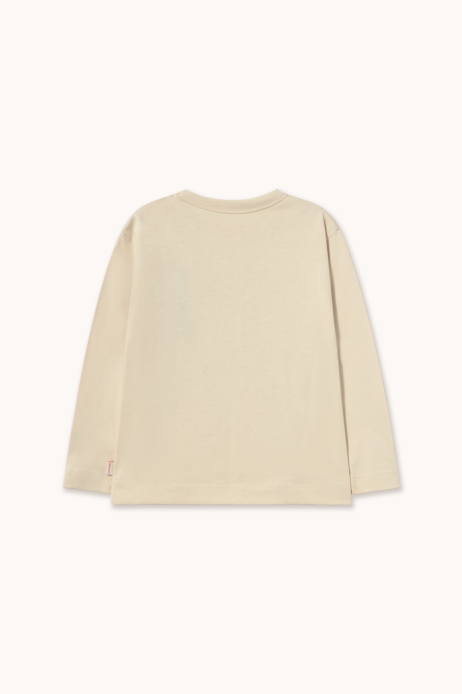 Tiny Cottons - kids - jump dog longsleeve tee - dark vanilla