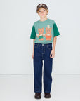 Tiny Cottons - kids - tea room tee - teal