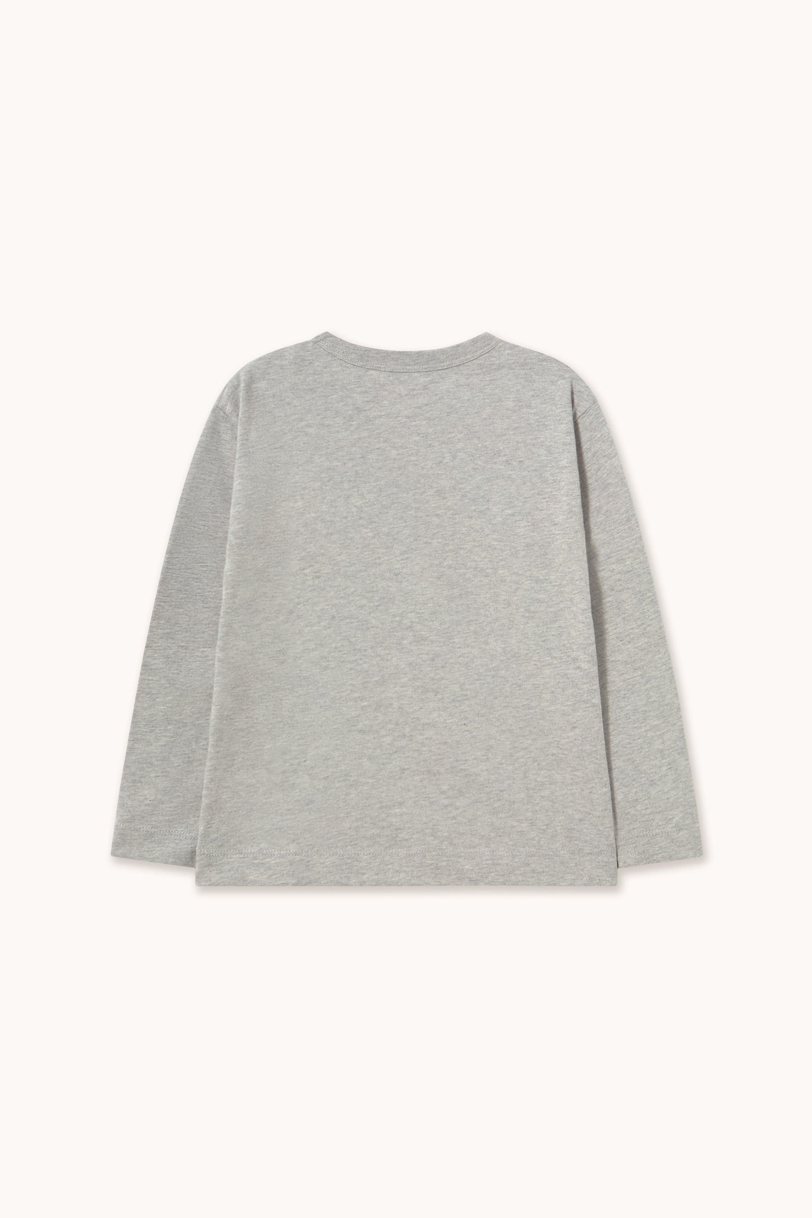 Tiny Cottons - kids - two dogs longsleeve tee - grey heather