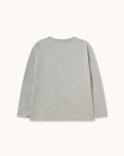Tiny Cottons - kids - two dogs longsleeve tee - grey heather