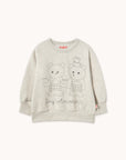 Tiny Cottons - kids - tea room sweatshirt - cream heather