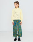 Tiny Cottons - kids - corgi hoodie - dusty yellow