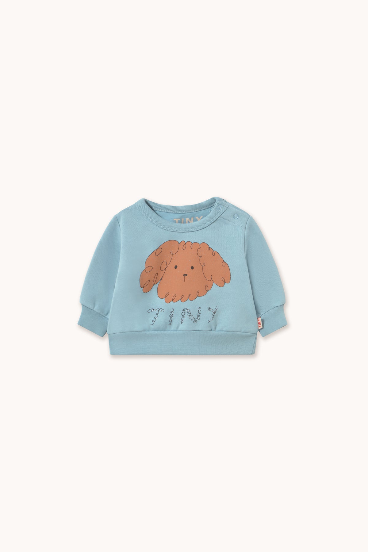 Tiny Cottons - baby - curly dog sweatshirt - denim blue