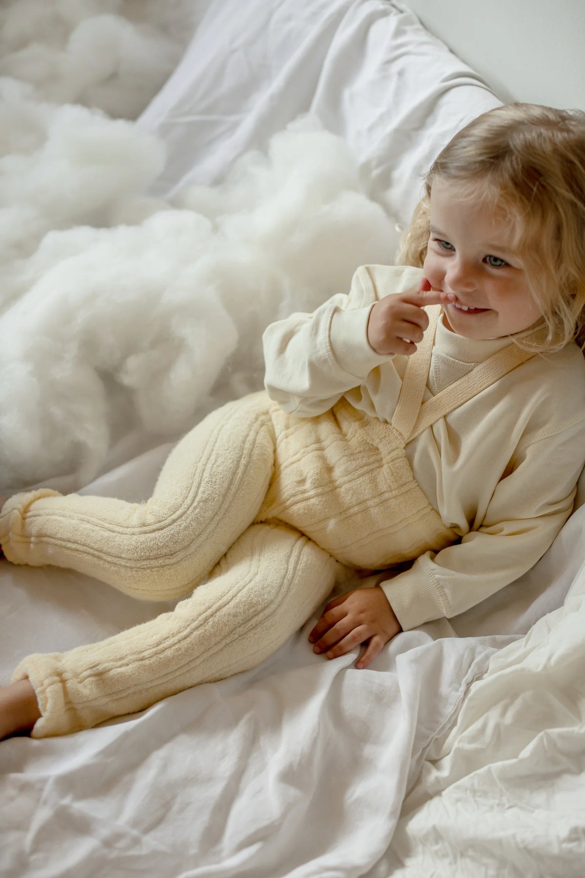 Silly Silas - granny footless cotton tights - lemon icing