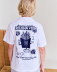 American outfitters - terry t-shirt - fries - white