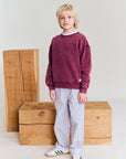 AO76 - American outfitters - oscar sweatshirt anniversary - bordeaux