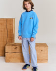 American outfitters - moon sweatshirt boards - sky blue