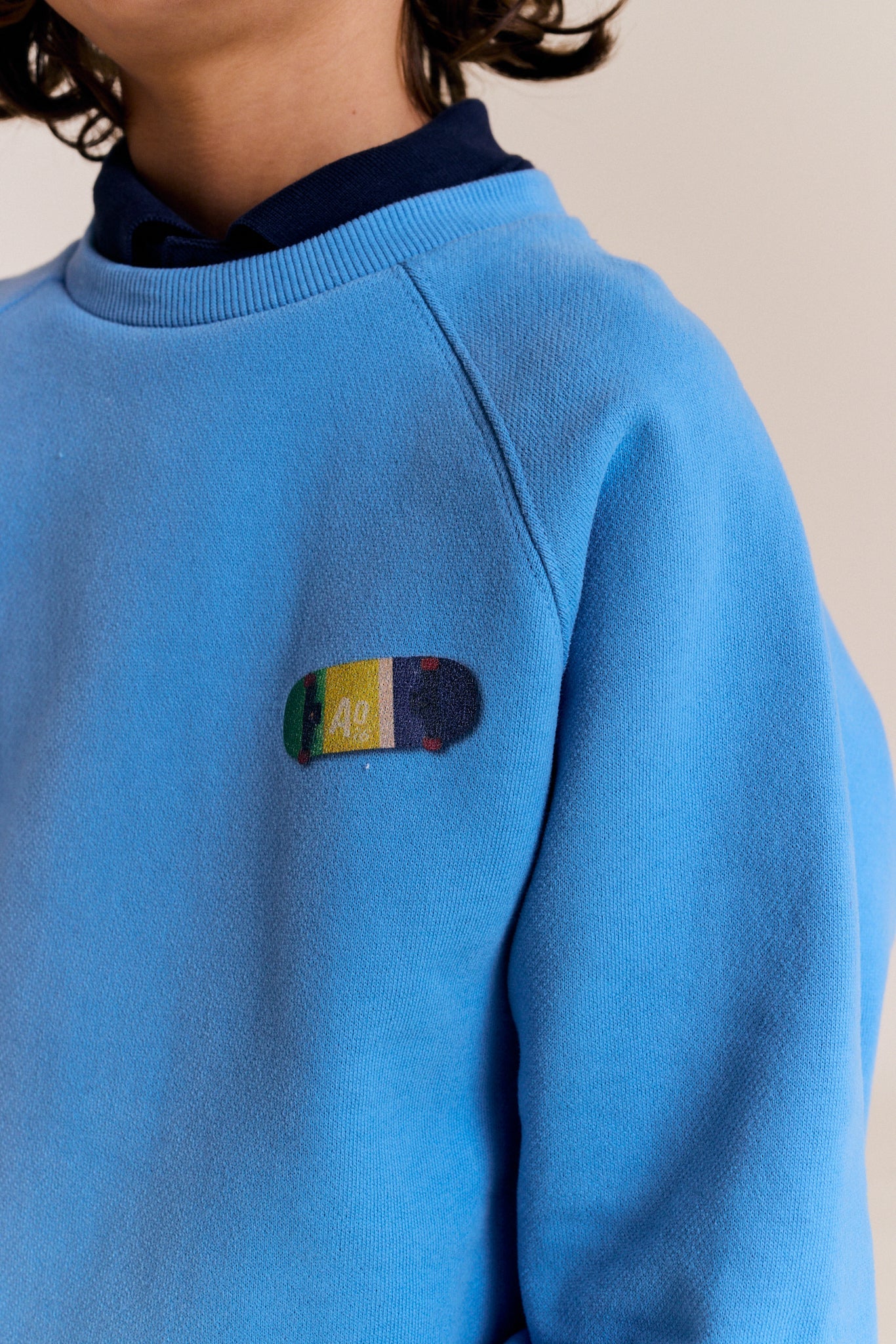 American outfitters - moon sweatshirt boards - sky blue