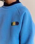 American outfitters - moon sweatshirt boards - sky blue
