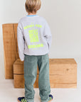 AO76 - American outfitters - oscar sweatshirt biking - grey melange