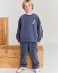 AO76 - American outfitters - roman sweatpants - dark slate