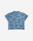Bobo Choses - baby - Pickles The Dog all over denim shirt
