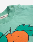 Bobo Choses - baby - Tangerine sweatshirt