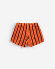 Bobo Choses - baby - Striped Brick terry cloth shorts