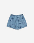 Bobo Choses - baby - Pickles The Dog all over denim short