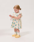 Bobo Choses - baby - Pixel Flowers all over ruffled dress