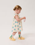 Bobo Choses - baby - Pixel Flowers all over ruffled dress