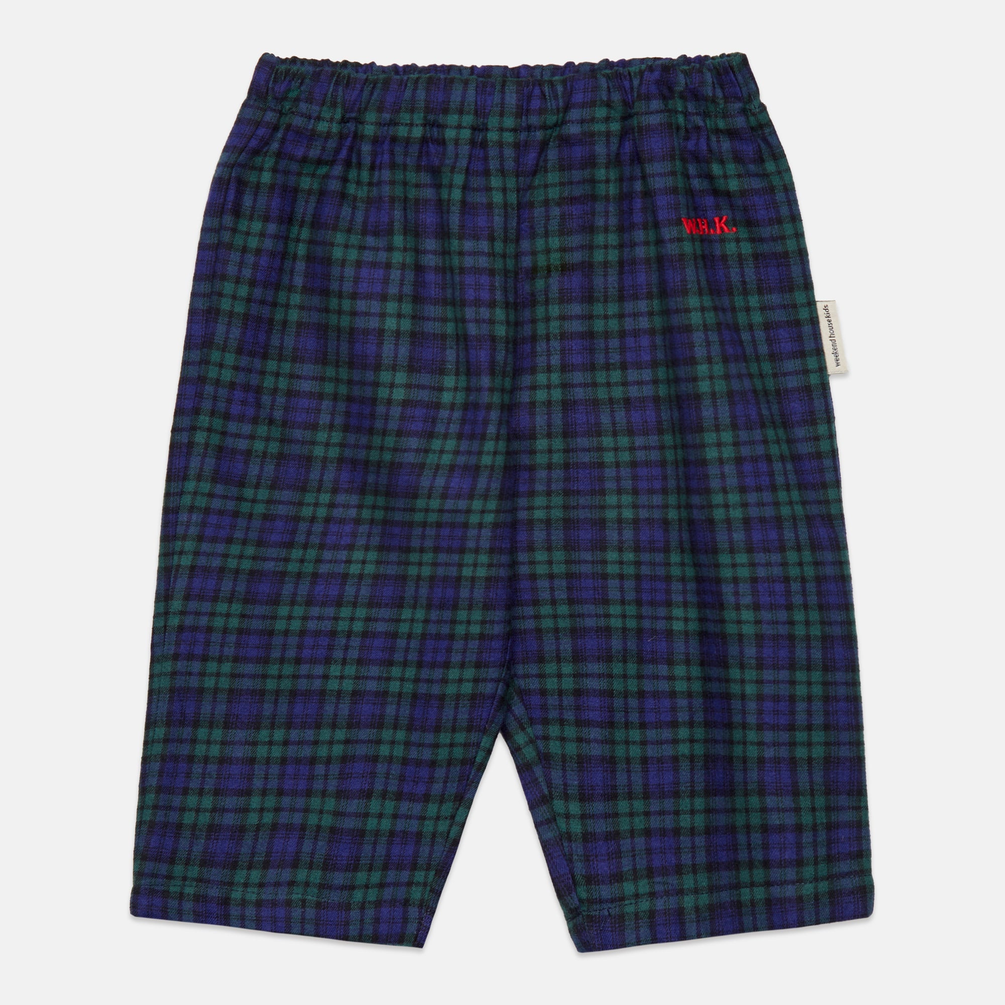 Weekend house kids - checkered popelin baby pants