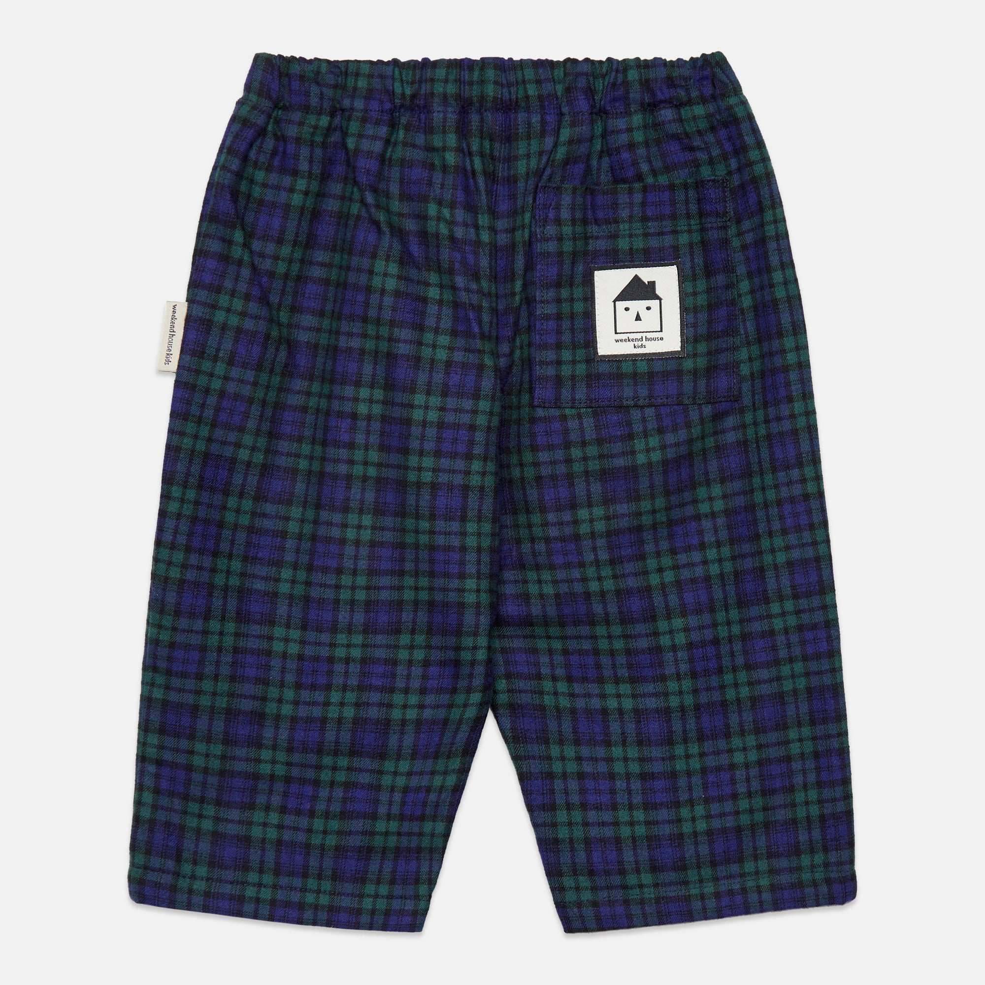 Weekend house kids - checkered popelin baby pants