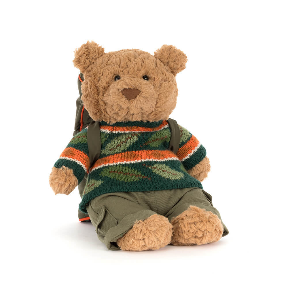 Jellycat - bartholomew bear with hiking outfit