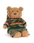 Jellycat - bartholomew bear with hiking outfit