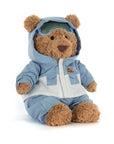 Jellycat - bartholomew bear in snow suit - medium (only available in store)