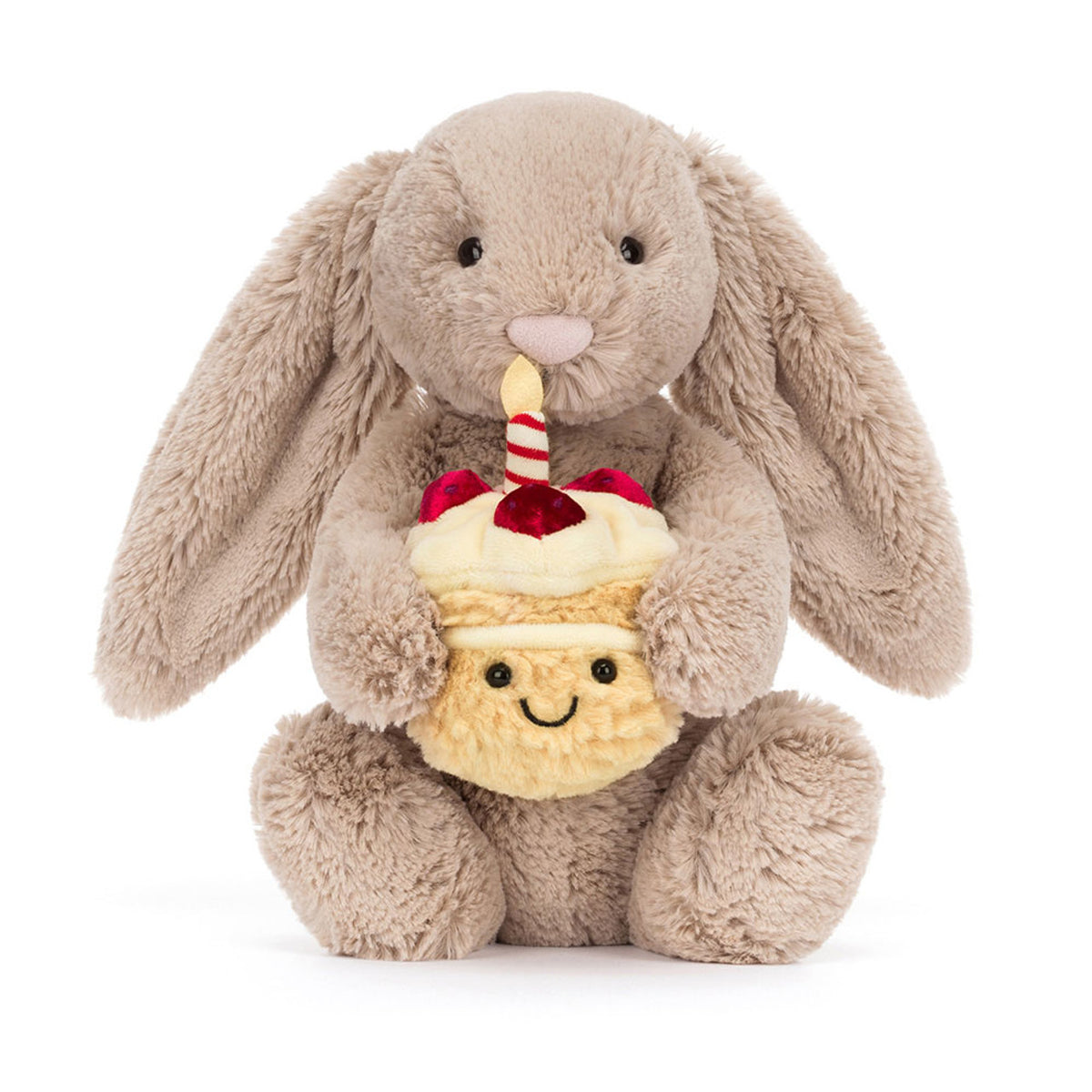 Jellycat -  bashful birthday bunny - beige
