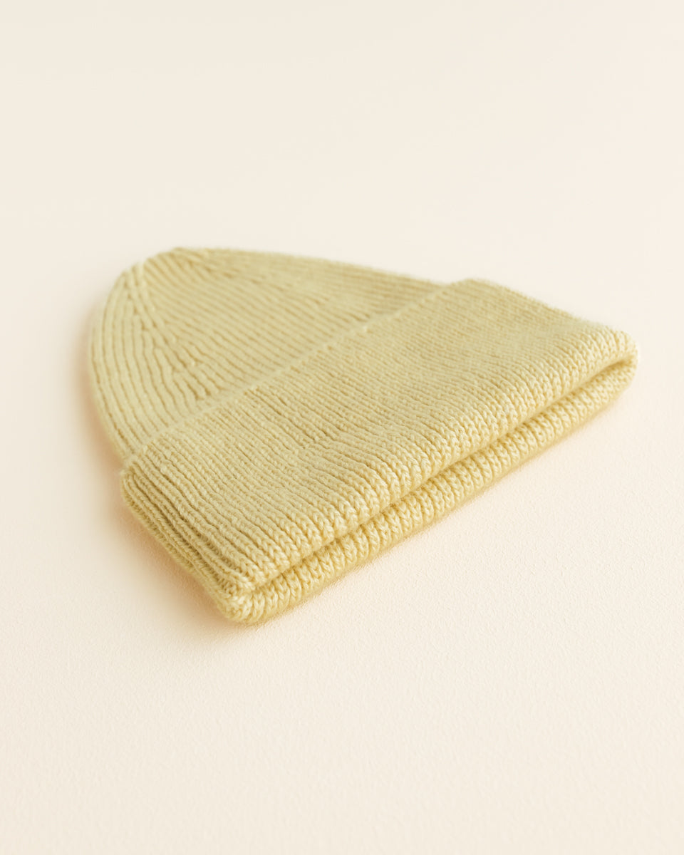 HVID - beanie - fonzie kids - light yellow