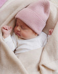 Hvid - Fonzie - Beanie - newborn - 0-6M