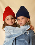 HVID - beanie - fonzie kids - red
