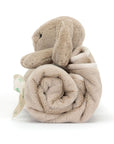 Jellycat - bashful bunny blankie - beige