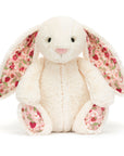 Jellycat - bashful -  blossom bunny - medium - cream berry