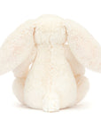 Jellycat - bashful -  blossom bunny - small - cream berry