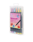 Legami - set of 12 brush markers - pastel colours