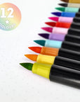 Legami - set of 12 brush markers - pastel colours