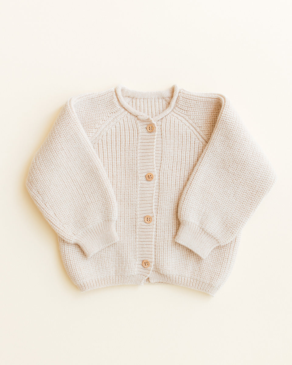 Hvid - wool cardigan - inga - cream