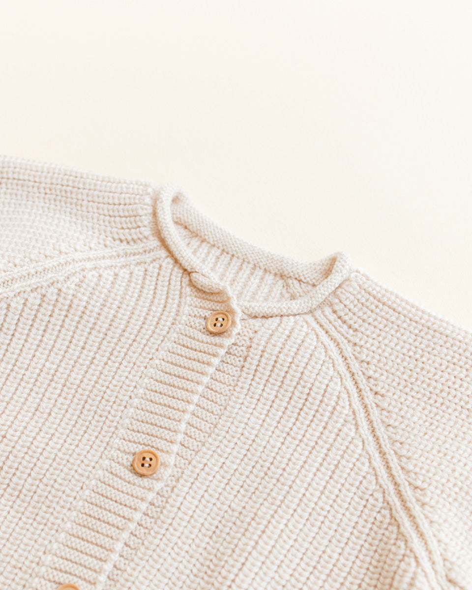 Hvid - wool cardigan - inga - cream