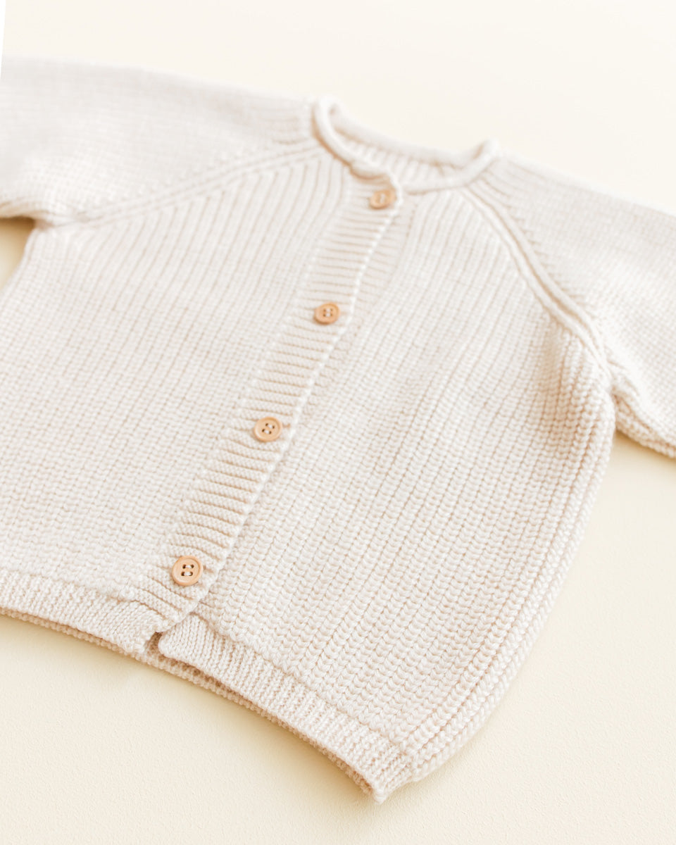 Hvid - wool cardigan - inga - cream