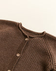 Hvid - wool cardigan - inga - mocha
