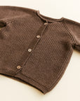 Hvid - wool cardigan - inga - mocha
