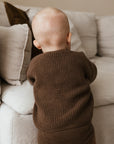 Hvid - wool cardigan - inga - mocha
