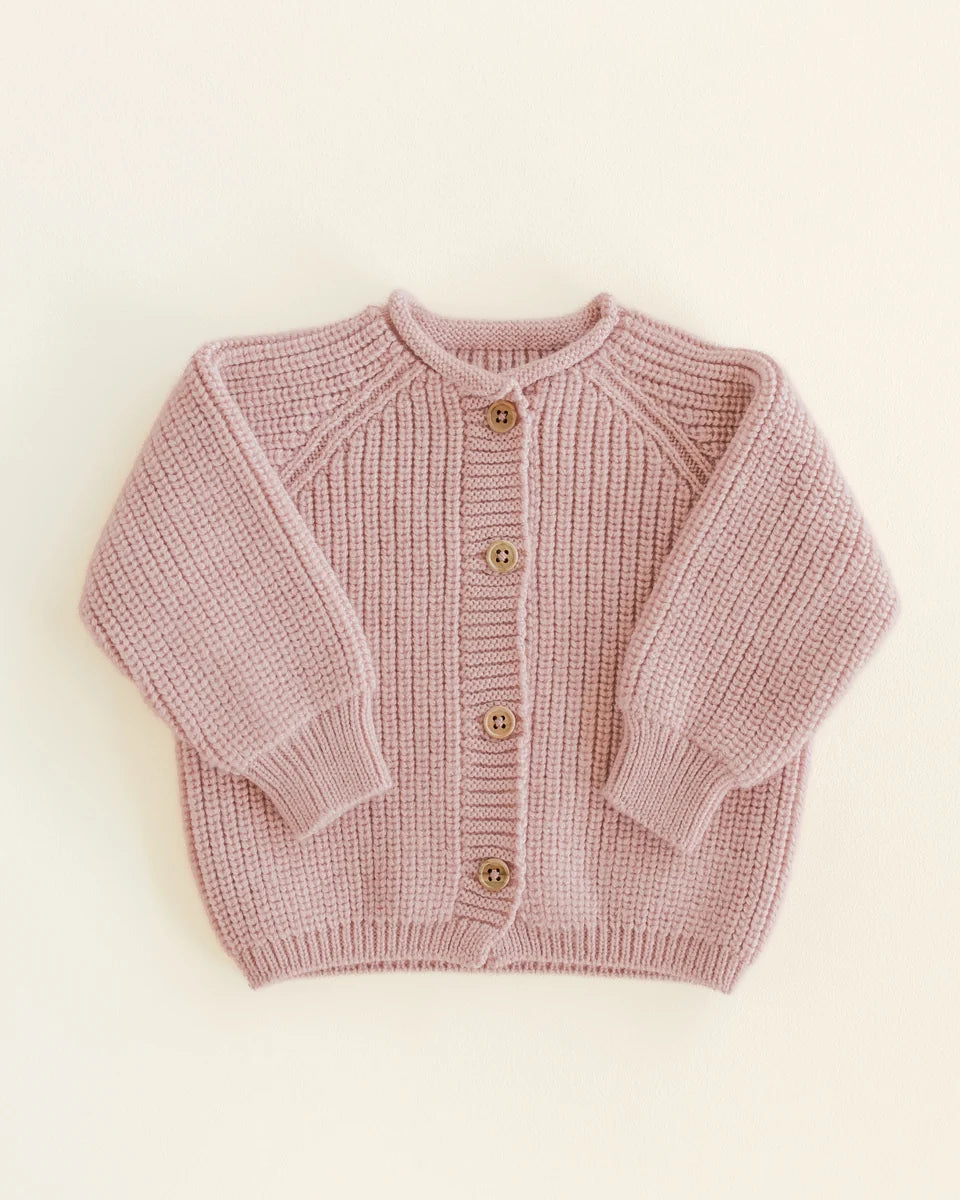 Hvid - wool cardigan - inga - powder